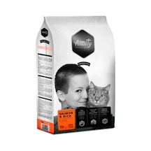 Amity Premium Somonlu Pirinçli Yetişkin Kedi Maması 10 KG