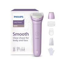 Philips Lady Shaver Series 8000 - Kablosuz Elektrikli Tıraş Makinesi, Islak Ve Kuru, 3 Bıçaklı Sistem, Esnek Tıraş Başlığı, Led Işık,bacak/vücut/bikini Bölgesi, 100 Dk. Çalışma Süresi, Model Brl149/00 Diğer