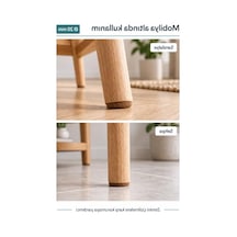 Yapışkanlı Keçe Ped, 20mm Yuvarlak Kahverengi Zemin Koruma Ve Gürültü Önleme 6395751