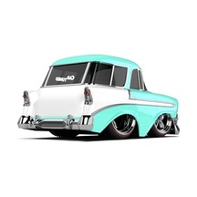 Biriktirilebilir Mavi Custom Araba - 1956 Model