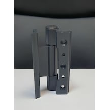 Fz Alüminyum Kapı Menteşesi-3 Lü Set Antrasit Gri Renk Ral 7016 / Cnc İşçilik/yüksek Kalite Genel