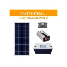Güneş Enerji Tv -aydınlatma Paket Sistemleri