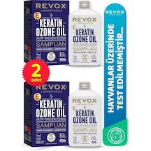 Revox Keratin & Ozon Oil Aktif Oksijenli Saç Bakım Şampuanı 2 x 360 ML