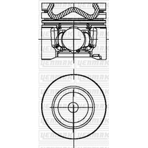 Yenmak Piston Segman Focus/c-max/mondeo/courier/fiesta/308/3008/partner/berlingo/c4/c5/207/508/5008/expert/ Jumpy/ds3/ds5 1.6 Tdci 95-115 Ps Euro 5 Std Çap: 75mm Yenmak 31-04496-000 Av6q6k108aa 1607373680 8772772