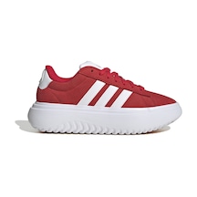 Adidas Grand Court Platfor Kırmızı Kadın Sneaker Kırmızı-beyaz Kırmızı - Beyaz