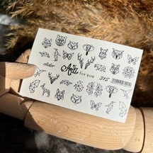 Stiker Arti 315 Beyaz