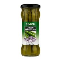 De&co Yeşil Kuşkonmaz Konservesi 330 G - 5 Adet Tarı