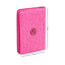 Benim Kuranım - Sade Arapça - Çanta Boy - Pembe - Kılıflı - Mühür