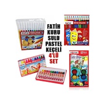 Fatih Kuru. Sulu. Pastel Boya Ve Keçeli Kalem Seti 4 Parça