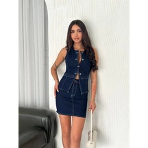 Mirella Kot Jean Etekli İkili Takım Lacivert
