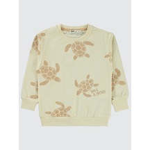 Civil Boys Erkek Çocuk Sweatshirt 2-5 Yaş Fil Dişi Fil Dişi Çok Renkli