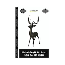Özel Üretim Dekoratif Salon Modern Aksesuar Metal Geyik Biblosu 150 Cm Ksk318