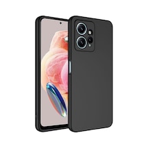 Xiaomi Redmi Note 12 4g Kılıf Yumuşak Silikon Kamera Korumalı Lansman Pazarplus Siyah