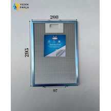 Beko Uyumlu Adv 9910 I Davlumbaz Metal Filtresi