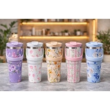 Zenvia 900 Ml Taşıma Kulplu Paslanmaz Çelik Termos Mug - Vakumlu Isı Yalıtımlı Bardak Alk4630 Znv2026 Çok Renkli