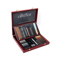 Cretacolor Selection Premium Çizim Seti Ahşap Kutu 53 Parça 40060