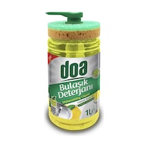 Doa Sıvı Bulaşık Deterjanı Süngerli Limon Kokulu 1 L