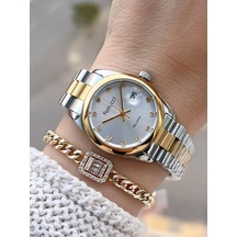 Ferrucci Vintage Seri 2 Yıl Garantili Yeni Sezon 3 Atm Suya Dayanıklı Kadın Kol Saati Fc.f03609.4 Gümüş - Sarı