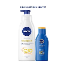 Nivea Q10 Sıkılaştırıcı Vücut Losyonu 400 ML + Güneş Losyonu Spf50 100 ML