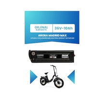 Arora Madrıd Max Uyumlu Batarya 36v 10ah Elektrikli Bisiklet Bataryası Siyah