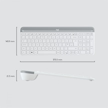 LOGITECH MK470 Kablosuz Q Trk Beyaz Multimed  a Klavye - Mouse Se