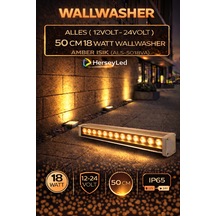 Alles 12v / 24v Wallwasher 50 Cm 18 Watt - Amber Işık Amber