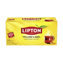 Lipton Bardak Poşet Çay Yellow Label 25'li - 7 Adet Tarı