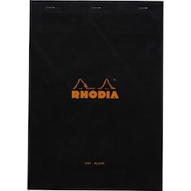 Rhodia Basic A4 Çizgisiz Siyah Kapak Bloknot Ra180009