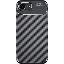 Nihcase Apple Uyumlu iPhone 16e Kılıf Texture Negro Silikon Kapak