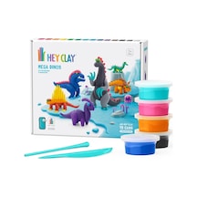 Hey Clay Hava İle Kuruyan Kil 15'li Kutu - Mega Dinozorlar