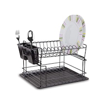 Kb010 2 Katlı Bulaşıklık - Siyah Çok renkli