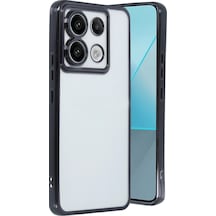 Poco X6 Kılıf Razer Lensli Silikon - Siyah Bzsxx00 1