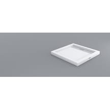Shower 100x100 Drop Kare Monoblok Duş Teknesi H:8 Cm