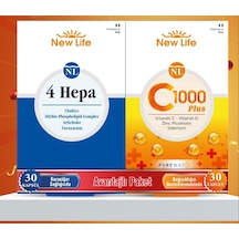 New Life 4 Hepa 30 Kapsül + C 1000 Plus 30 Tablet