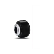 Fubena Mini Siyah Murano Yüzük Charm