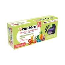 Doğal Oyun Hamuru - Mini-cup- 8'li Set 8x65gr Çok  Renkli