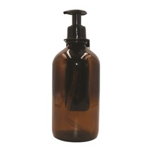 1 Adet 500ml Amber Kahverengi Cam Sıvı Sabunluk, Cam Şişe Hda29 Amber