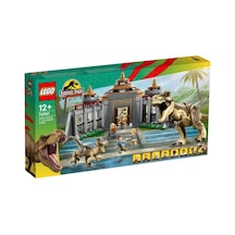LEGO 76961 Jurassic World Ziyaretçi Merkezi: T. Rex Ve Raptor Saldırısı 693 Parça
