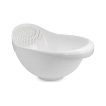 Çok Amaçlı Süzgeç, Beyaz, 4 Litre, Bpa İçermeyen, Pirinç Ve Sebze İçin,