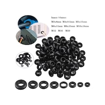 50 Adet/100 Adet M3-m20 Kauçuk Sızdırmazlık Yağı Halkaları Grommet Contalar Korur Tel Kablo Delik Koruma Halkaları Shim Yıkayıcı Donanım 100 Pcs-m10