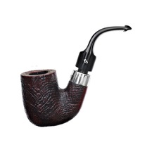 Peterson Pub Pipe Sandblasted 9mm. Filtreli Akrilik Saplı Pipo 206601