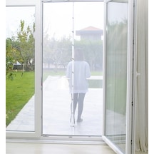 Beyaz Mıknatıslı Kapı Sinekliği 105x210 Cm Raptiyeli Ve Çiftbantlıdır Naylon