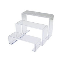 Poşetli 3 Boy Merdiven  Ayak Yükseklik: 6-11.5-16.5cm Derinlik: 6.5cm En: 19.5-20.5-21.5cm Diğer