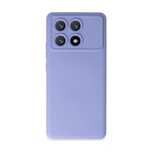 Xiaomi Poco X6 Pro Kılıf Nano İçi Kadife Silikon - Lila 0.2M-Çok Renkli