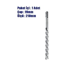 Sgs Sds Plus Matkap Ucu 19mm 210mm, Matkap Ucu