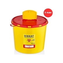 Atık Kovası 10 Litre X 5 Adet - Güvenli Ve Dayanıklı Tak 3210