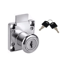 Orret Home Metal Kare Dolap Çekmece Kilidi,yedek Anahtarlı Çekmece Dolap Kilidi 1