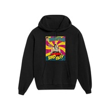 Startmore Unisex Beyaz Zar Baskılı Sweatshirt Siyah