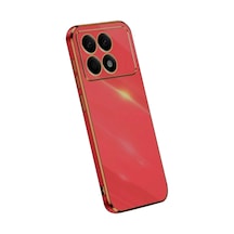 Poco X6 Pro Kılıf Volet Silikon - Kırmızı İtdark146