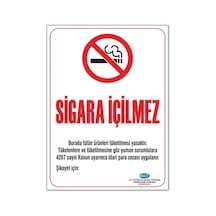 Sigara Içilmez 50X70 Folyo